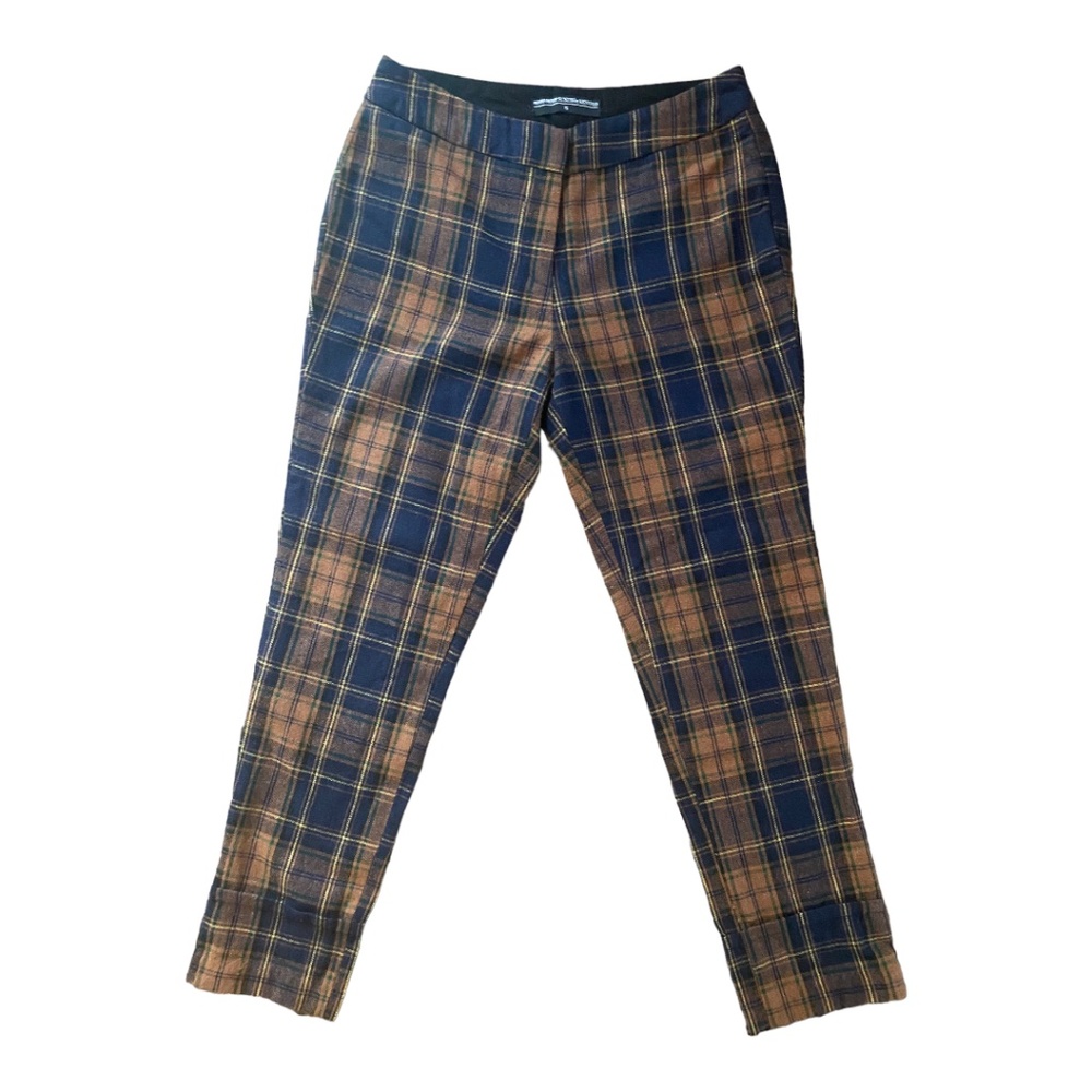 WOOL plaid print “Suxess by Kenvelo” women's trouser Sz S